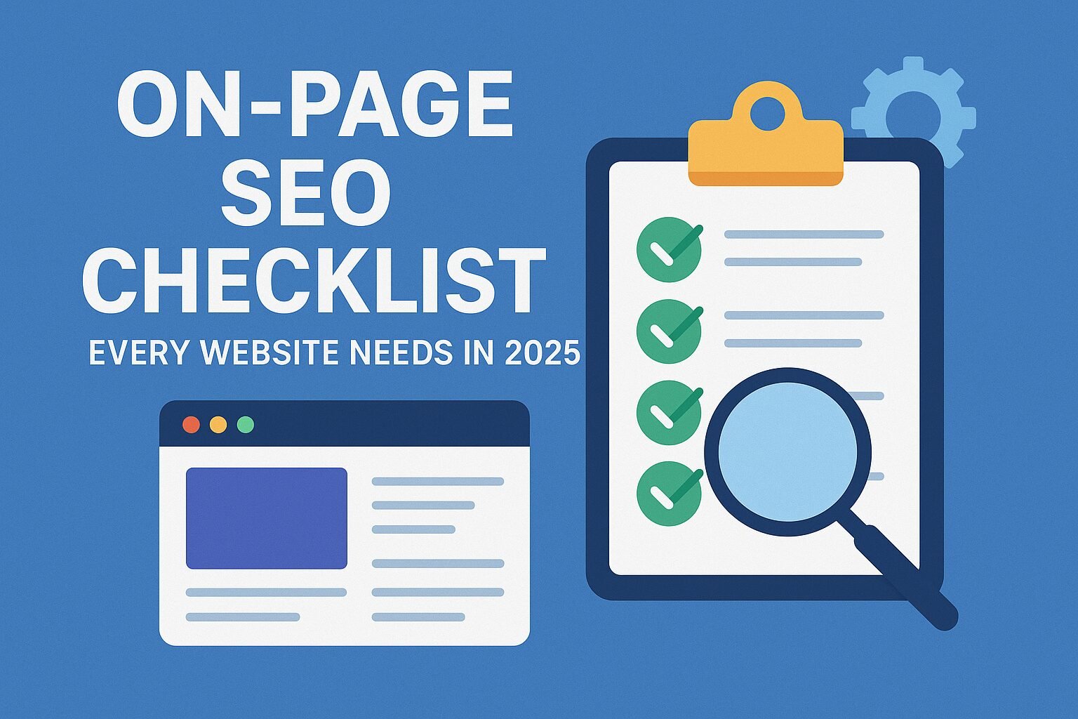 Discover the ultimate On-Page SEO Checklist for 2025 to optimize your website with proven strategies for higher rankings, better user experience, and increased traffic.