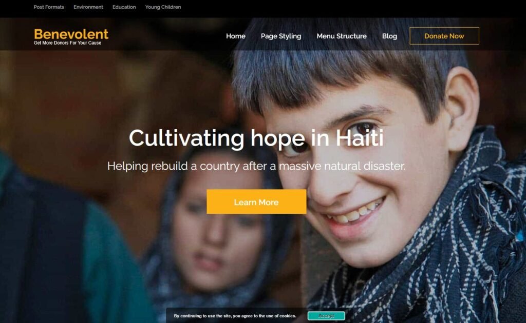Free WordPress Themes for Donation and Charity Websites - 2